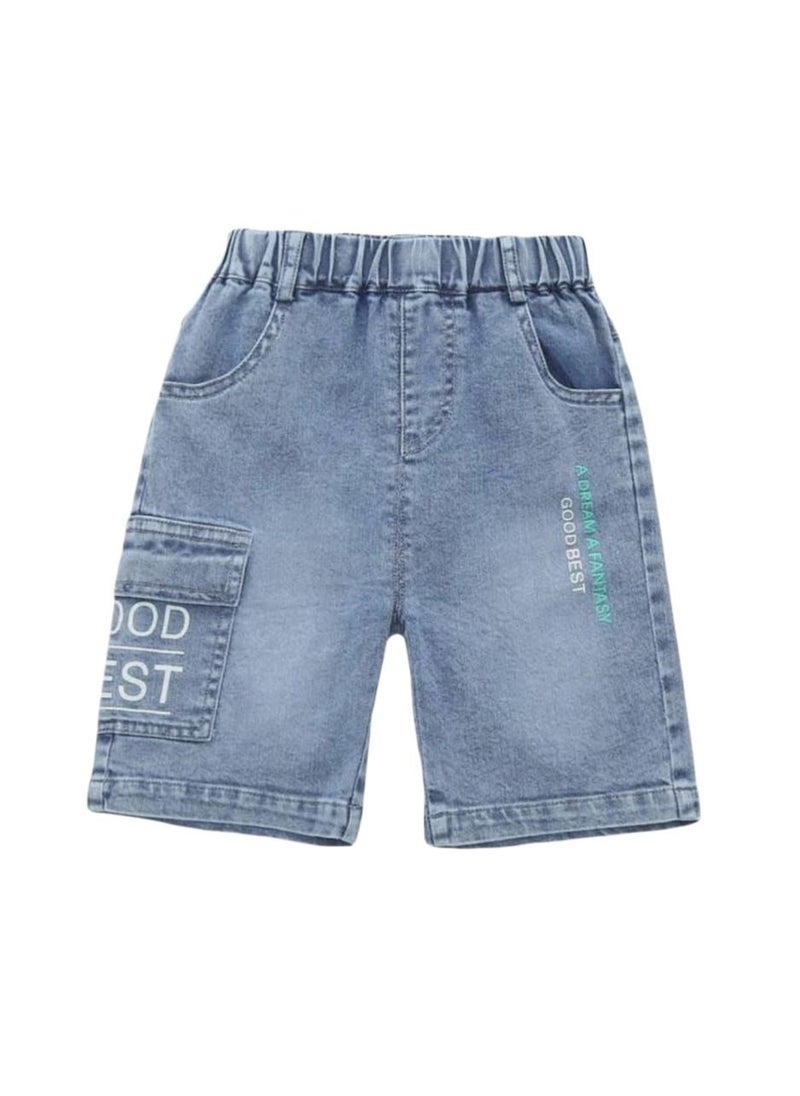 Generic - Lobby Brand shorts for boys (denim material), comfortable fit - Image 1