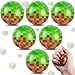 AXBMM 6 PCS Pixel Stress Balls for Kids Party Favors 248 Inch Anxiety Relief Fidget Sensory Toys Pixel Theme Squeeze Toys Bulk for Birthday Goodie Bags Carnival Gifts Classroom Prizes - Image 2