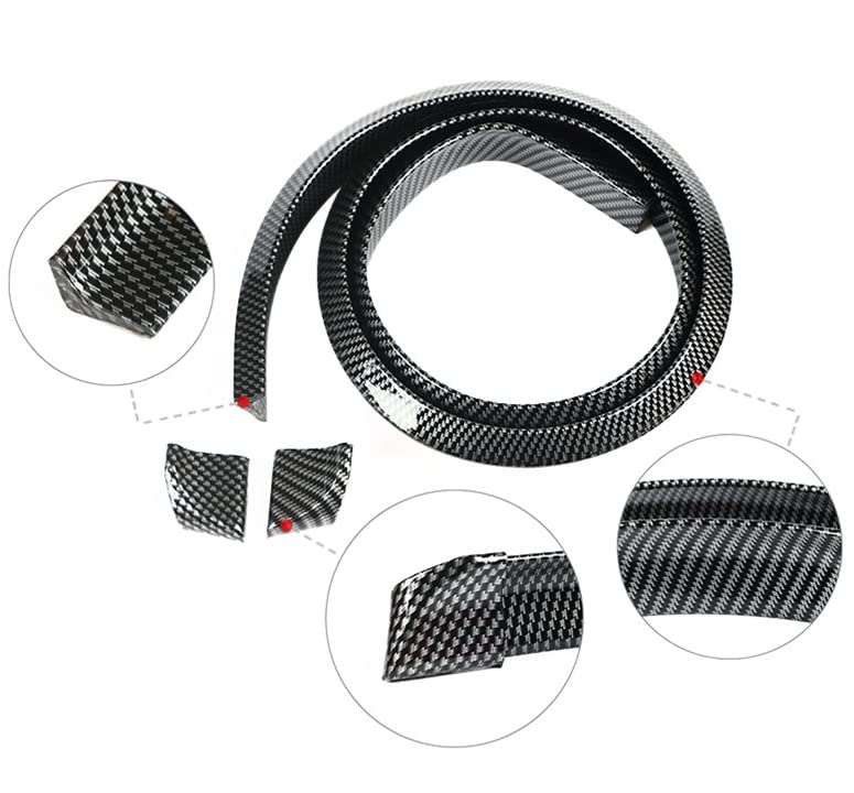 AutoBizarre جناح خلفي من ألياف الكربون السوداء للسيارات - 1.5 متر × 35 مم - Image 5