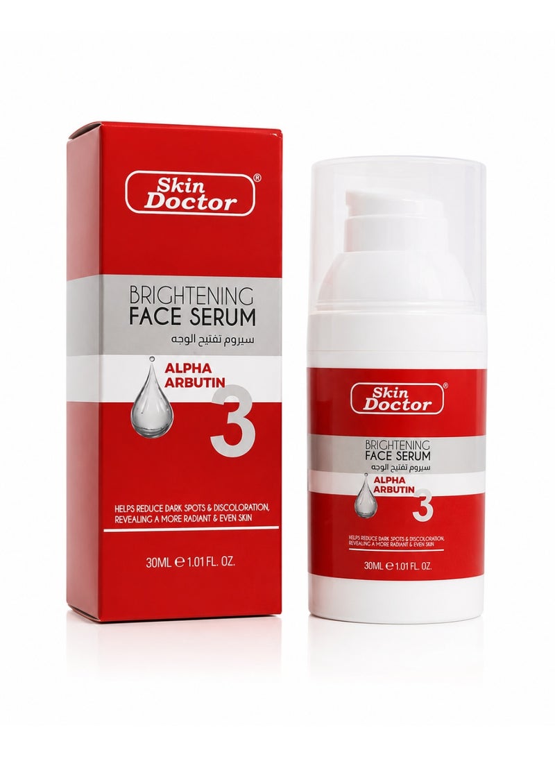 Skin Doctor Alpha Arbutin Brightening Face Serum, 30ml - Image 1