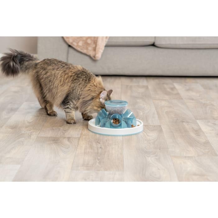 TRIXIE Tunnel Slow Feeder for Cats and Dogs, Interactive Cat Toy, Pet Food Dispenser, Treat Dispenser - Image 2