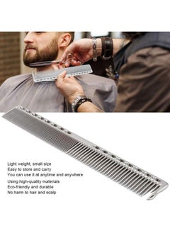 Sonew Styling Comb 2Pcs Professional Stainless Steel Haircut Comb Salon Hairdressing Comb Styling Tool For All Hair Types Fine And Wide Tooth Hair Barber Comb(Silver)  - Image 4