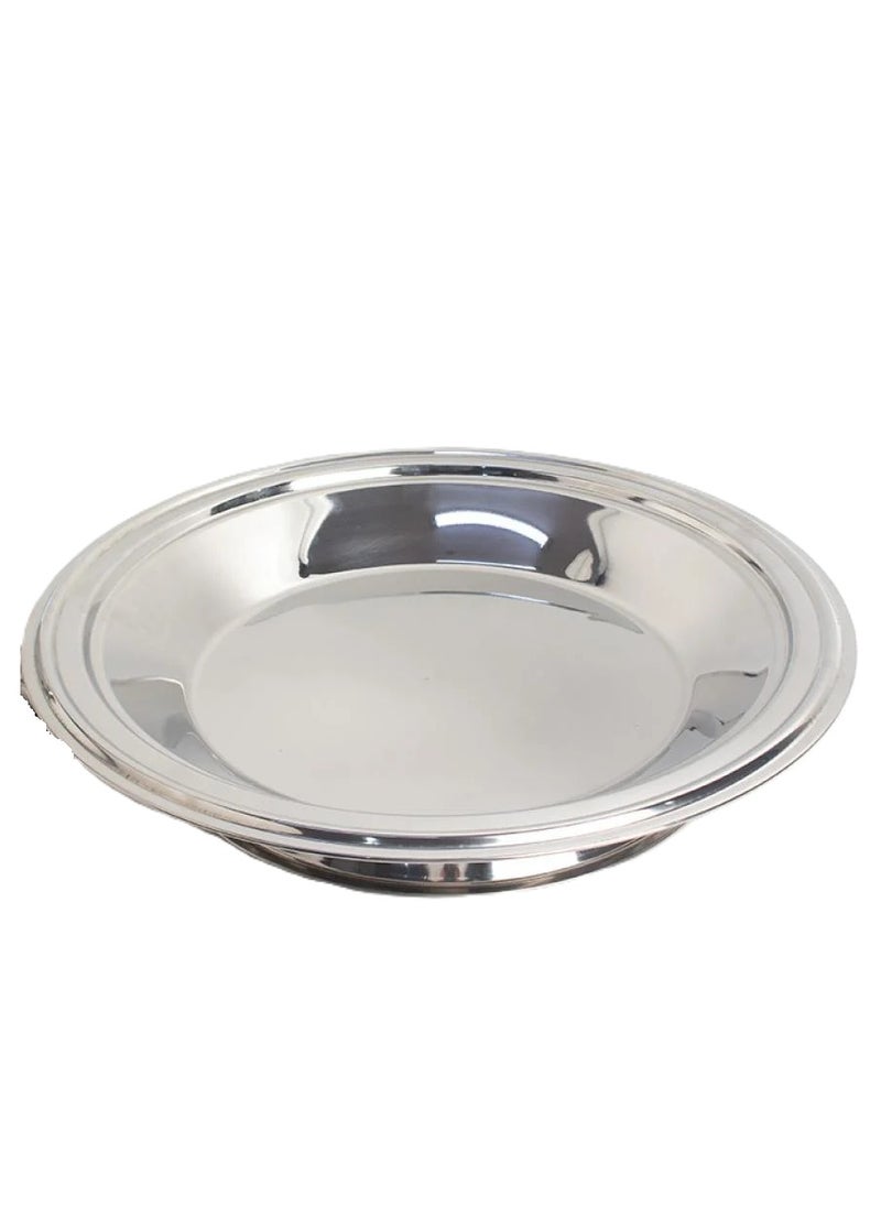 555 Cozi Rice Plate Heavy stainless steel  by Stand Available in several sizes  - Image 1