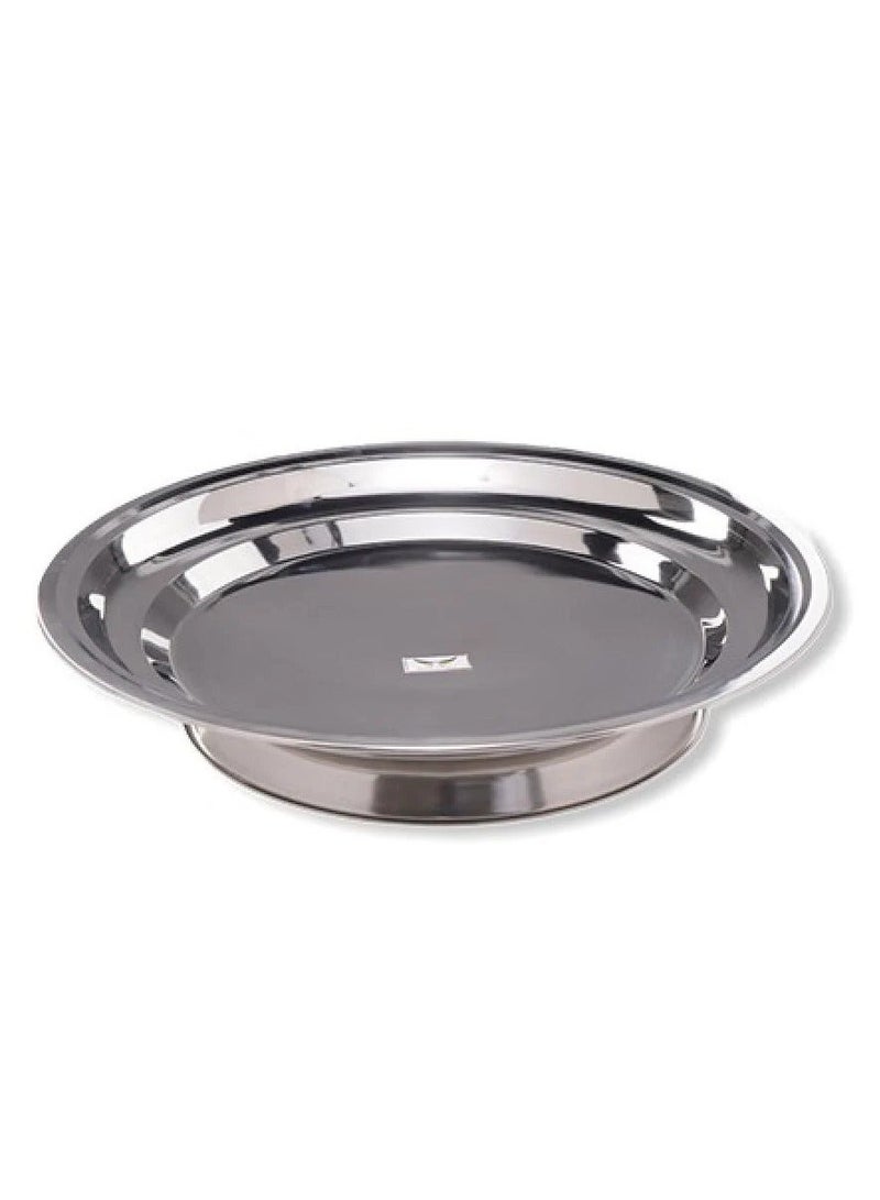 555 Cozi Rice Plate Heavy stainless steel  by Stand Available in several sizes - Image 1