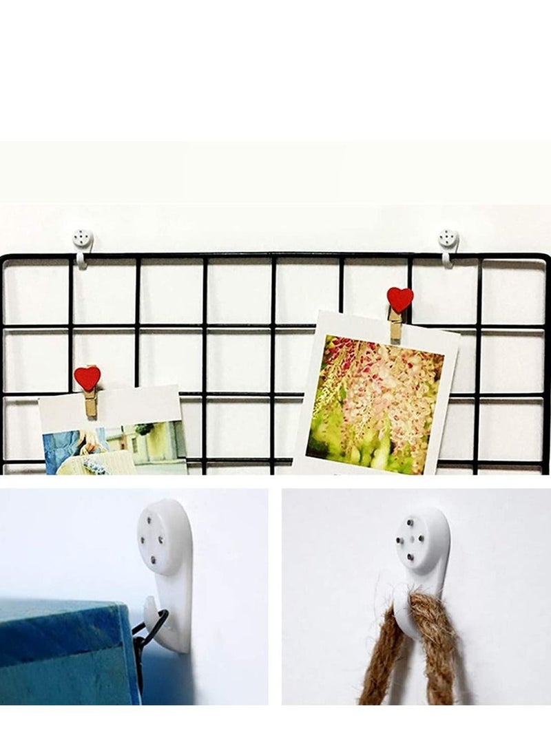 CATANES 12 Pack For Concrete Wall Hanging Hooks with Invisible Nails Large - Image 4