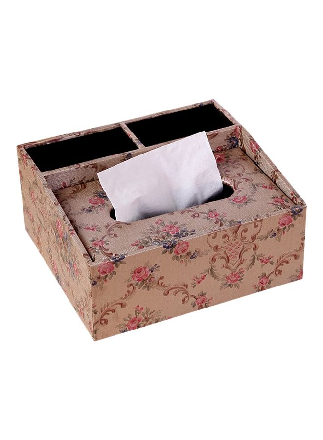 NIBEMINENT Tissue Case Holder Beige/Brown/Green - Image 1