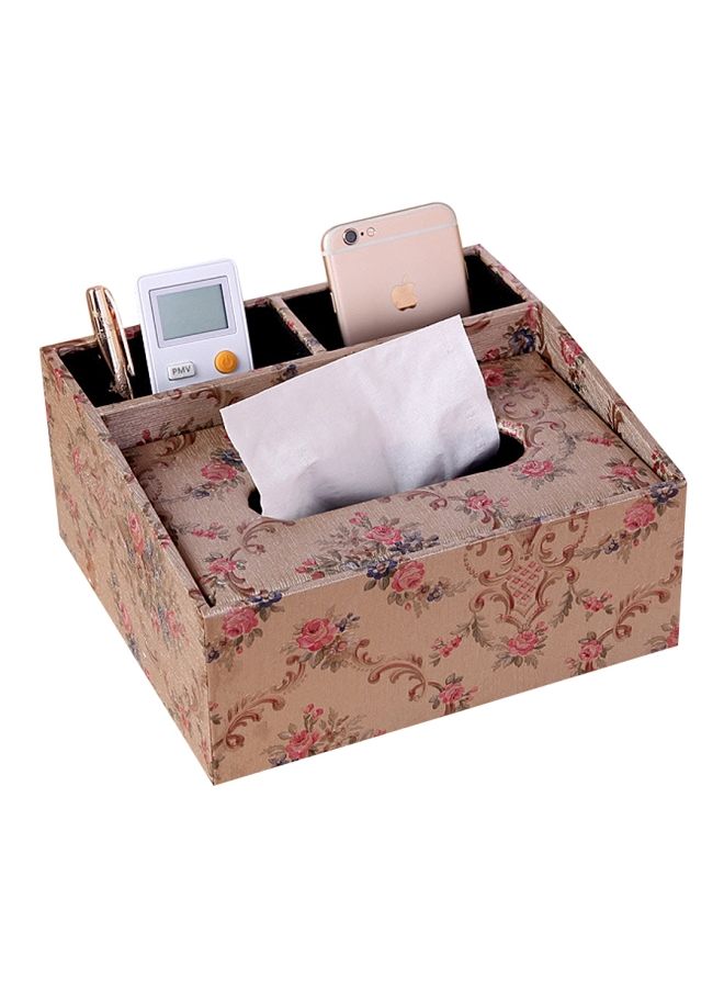 NIBEMINENT Tissue Case Holder Beige/Brown/Green - Image 2