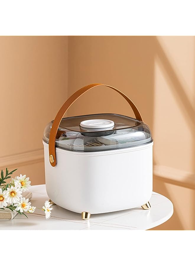 Raxoom Home medicine box, large-capacity medicine box, drawer-type medicine box, medicine storage box, multi-functional medicine box, large-capacity medicine box. (white) - Image 1