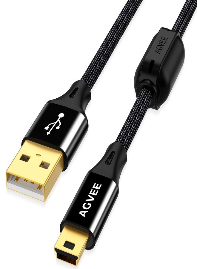 AGVEE 6.6ft Camera IFC-400PCU USB Data File Transfer AV Out Digital Cable Cord with Magnetic Ring for Canon Rebel EOS T1i to T7i, PowerShot/DSLR Cameras & Vixia Camcorders, Black - Image 1