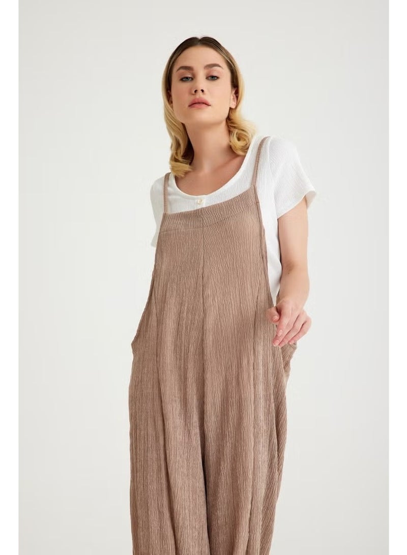 Barbora Daily Strappy Loose Cut Summer Women's Jumpsuit 5104VIZON - Image 3