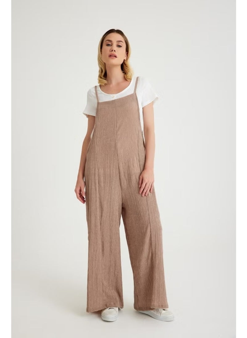 Barbora Daily Strappy Loose Cut Summer Women's Jumpsuit 5104VIZON - Image 1