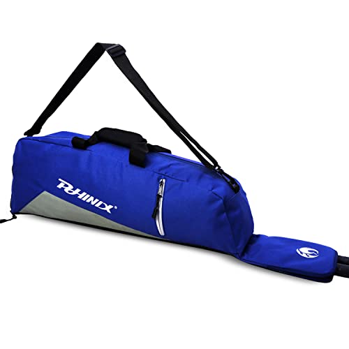 PHINIX Equipment Tote bag for Baseball and Softball- Holds Bat, Helmet, & Glove (Blue & Gray) - Image 1