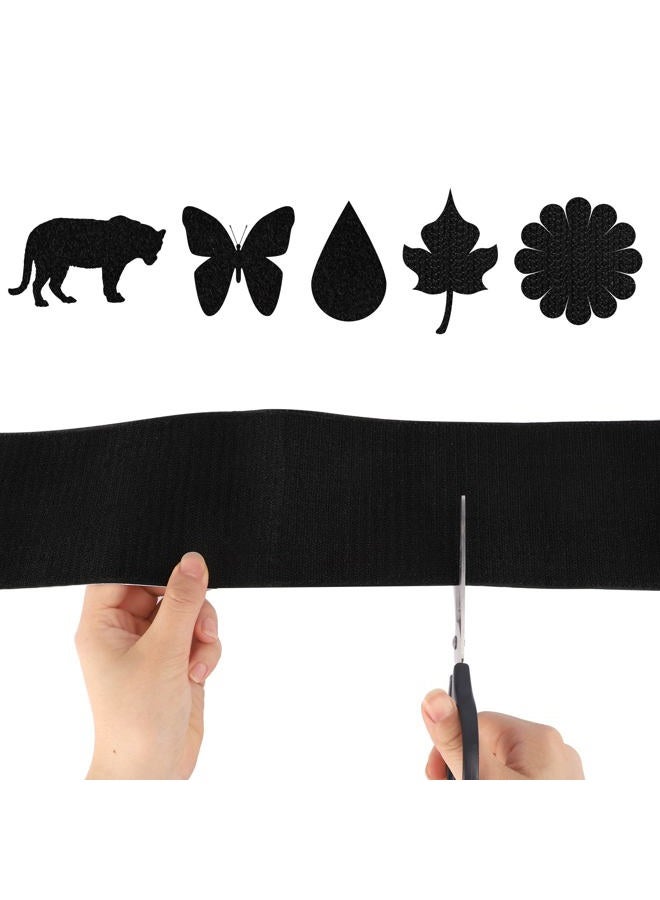 Cocoboo 4 Inch Hook and Loop Tape 3 Yards (9feet) Self-Adhesive Strips Sticky Back Fastener, Black - Image 5