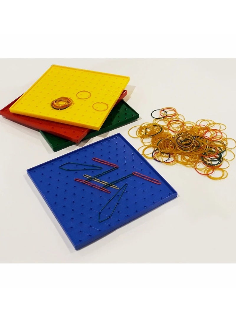 Educational Rubber Band Board – Kids’ Fine Motor & Logic Skills Toy 