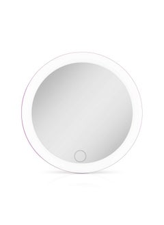 Zadro 4 Round Led Mirror Makeup Travel Mirror With Light Rechargeable Compact Mirror For Purses Portable Carrying Pouch  - Image 1