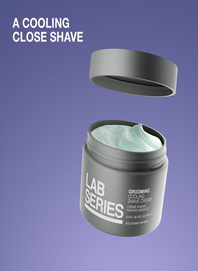 Lab Series Men's Grooming Cooling Shaving Cream with Menthol & Shea Butter- Hydrates & Protects Skin from Irritation - Skin Care for Men, 6.4 Ounce - Image 2