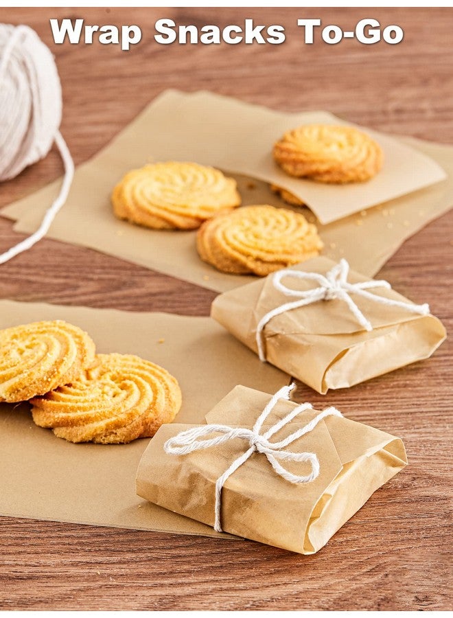 SMARTAKE ورق شمعي للطعام مقاس 6 × 6 بوصة، 1000 قطعة ورق برجر غير لاصق، فواصل ساندويتش مربعة، ورق تغليف، للغداء، المطاعم، الشواء، النزهات، الحفلات، غير مبيض - Image 4