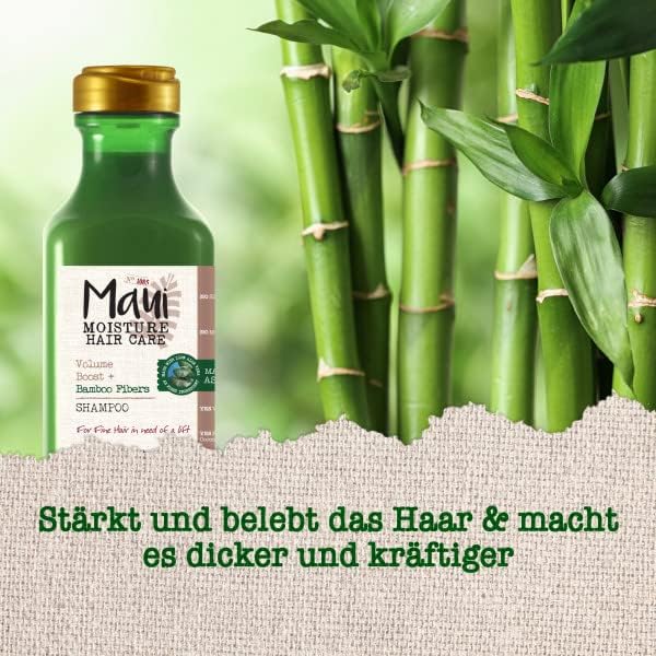 Maui Moisture Thickening and Volumising Aloe Vera and Bamboo Sulphate Free Shampoo 385ml - Image 2