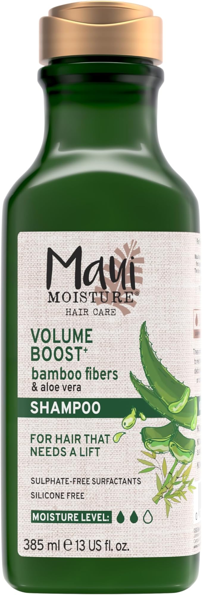 Maui Moisture Thickening and Volumising Aloe Vera and Bamboo Sulphate Free Shampoo 385ml - Image 1