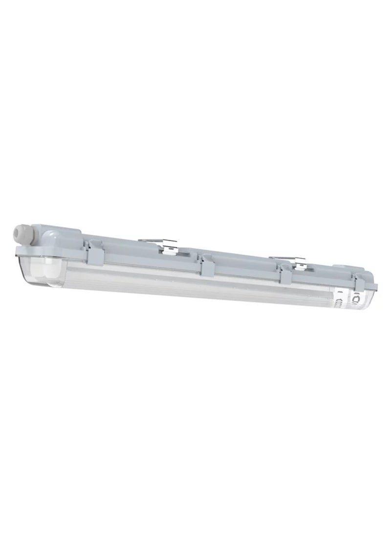 LEDVANCE Ledvance LED Eco Damp Proof Housing 1200mm 1 Lamp IP65 IK08 Polycarbonate for LED T8 Gen2 - Image 1