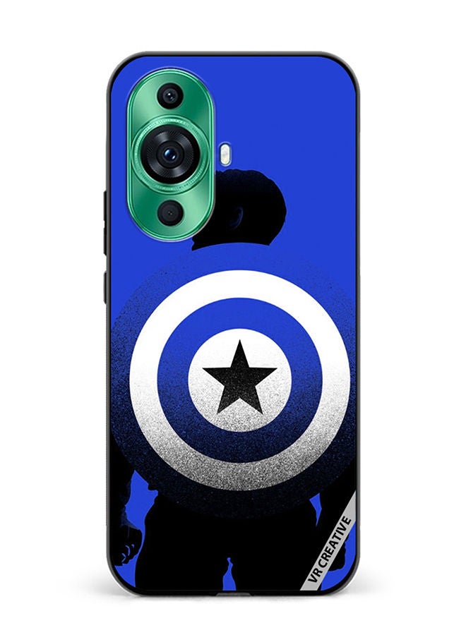 VR CREATIVE Protective Case Cover For Huawei nova 11 Captain America Blue Design Multicolour - Image 1