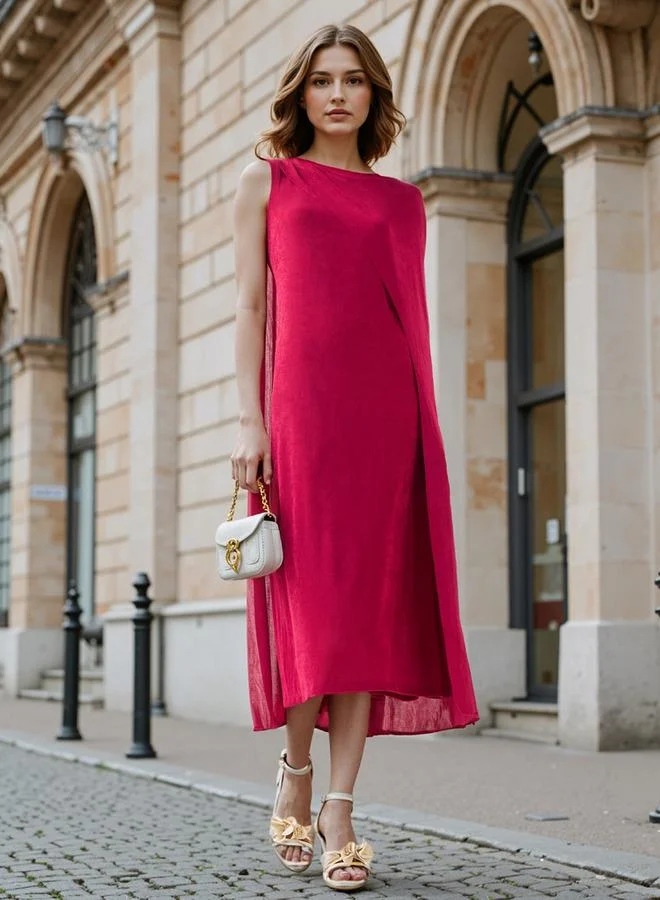 Iconic Iconic Cape Detail Dress