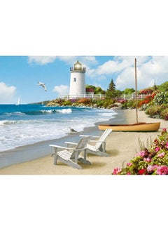 Sunlit Shores Large Format 300 Piece Jigsaw Puzzle For Adults Every Piece Is Unique Softclick Technology Means Pieces Fit Together Perfectly Blue