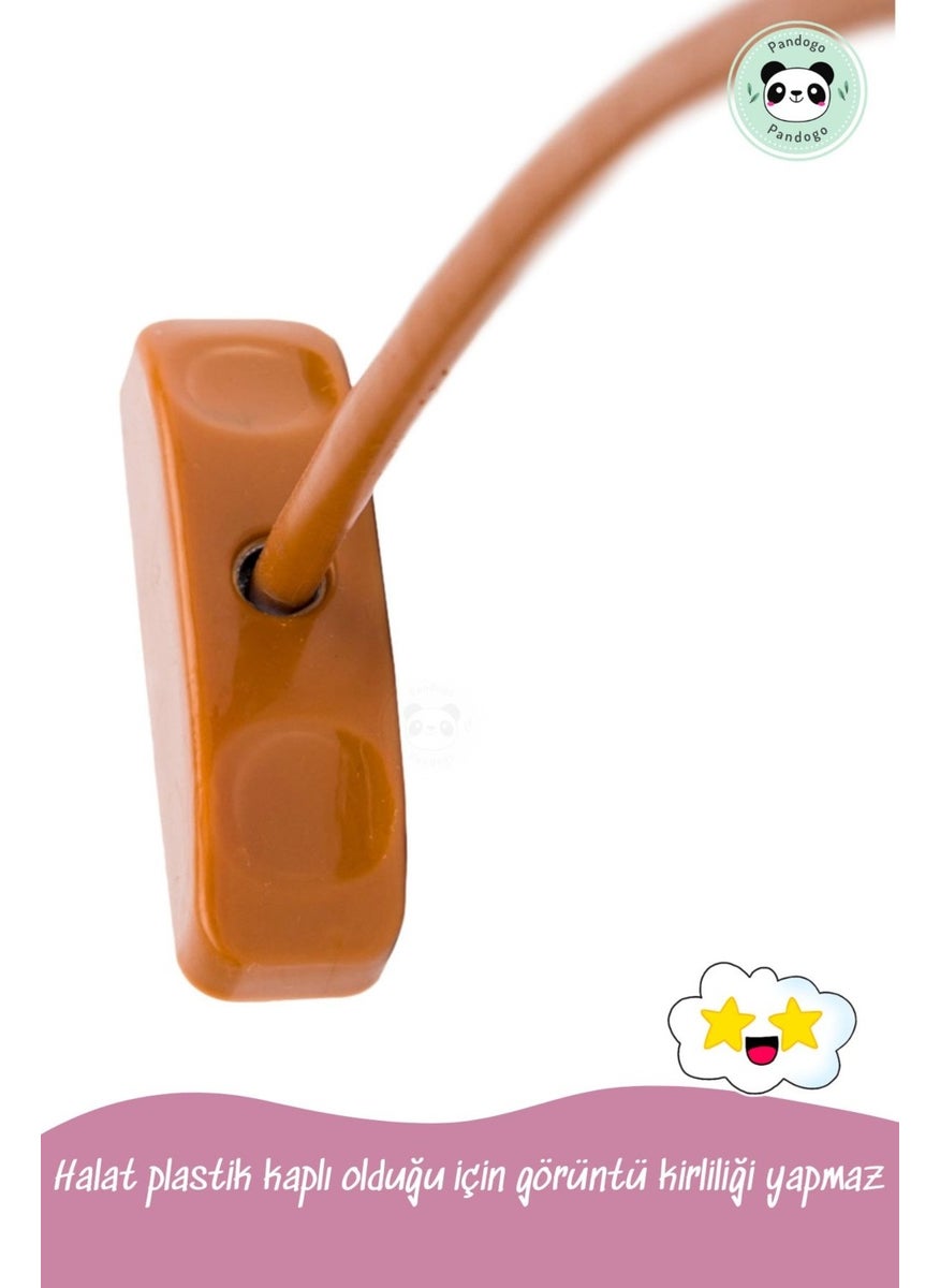 Window Lock 2 Pieces Light Brown Door and Window Safety Device Security Product Lock