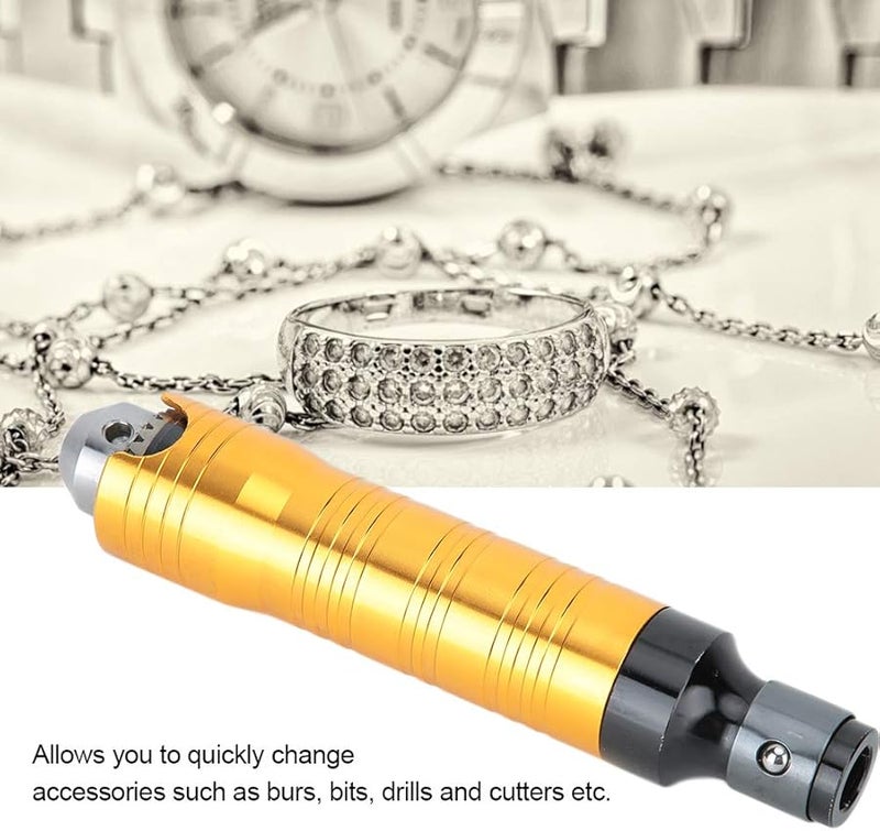 Electric Engraving Tool Low Vibration 6mm Steel Handpiece Pen for Jewelry Jade Carving Grinding Drilling - Image 4