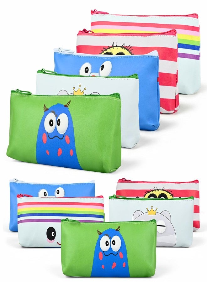 FINEMOE Set of 10 Party Return Gifts for Birthday - 3D Pencil Case & Pen Holder for Kids - Soft & Waterproof Pencil Pouch with Multiple Designs, Cute Stationary Bulk Return Gift for Girls & Boys 3-12 - Image 1