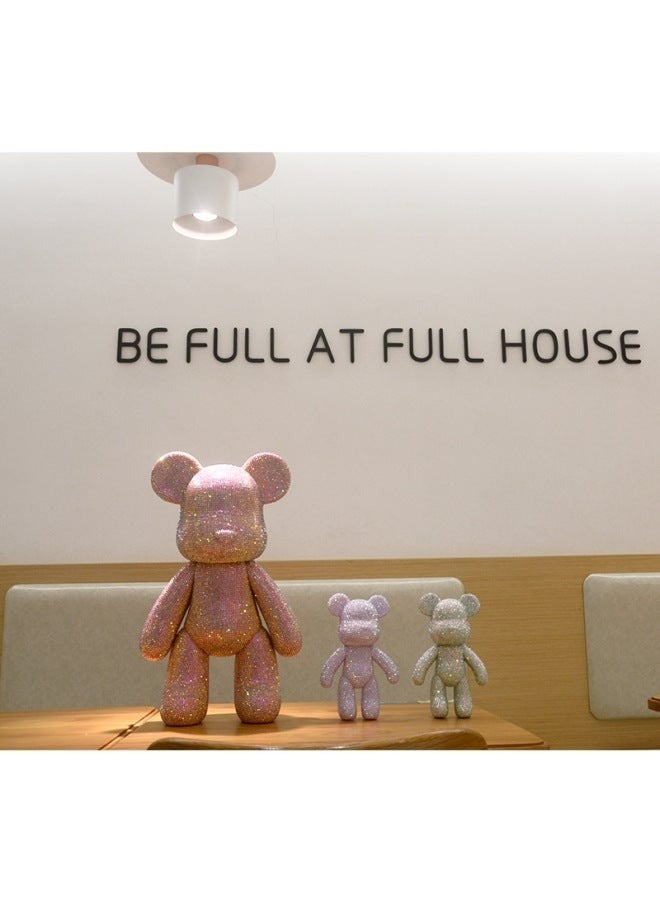 Trenzo Diamond Teddy Bear Making Kit - Handmade Teddy with Glittery Stones - Image 3