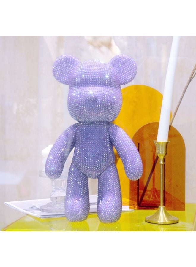 Trenzo Diamond Teddy Bear Making Kit - Handmade Teddy with Glittery Stones - Image 1
