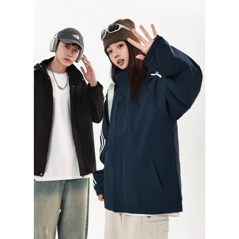 2024 Spring All-Match Jacket Casual Trendy Hooded Jacket Fashion All-Match Sports Top - Image 5