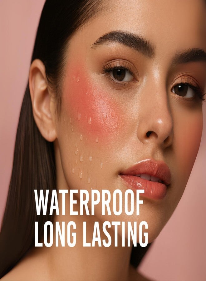 HUDA GIRL Huda Crush Liquid Blush - Warm Coral Blush for Face Makeup, Blusher for Cheeks, Blendable Long-Lasting Matte Finish, Waterproof for Women and Girls - Image 5