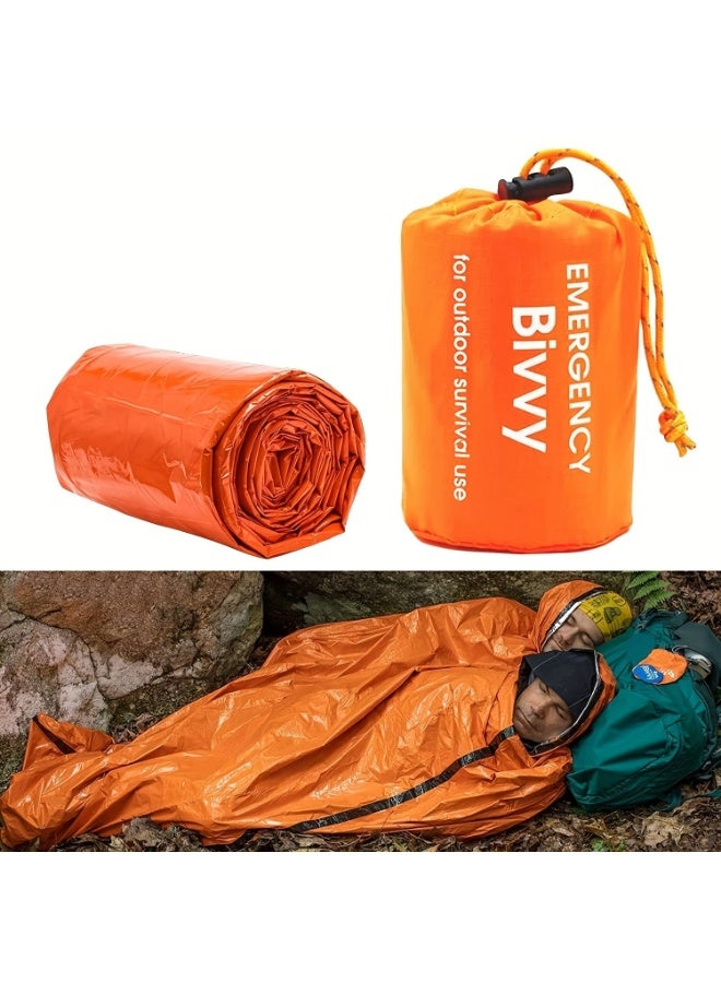 كيس النوم في حالات الطوارئ ، ضوء إنقاذ الحياة كيس النوم للماء والحرارة بطانية الطوارئ - Image 1