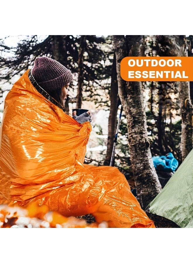 كيس النوم في حالات الطوارئ ، ضوء إنقاذ الحياة كيس النوم للماء والحرارة بطانية الطوارئ - Image 5