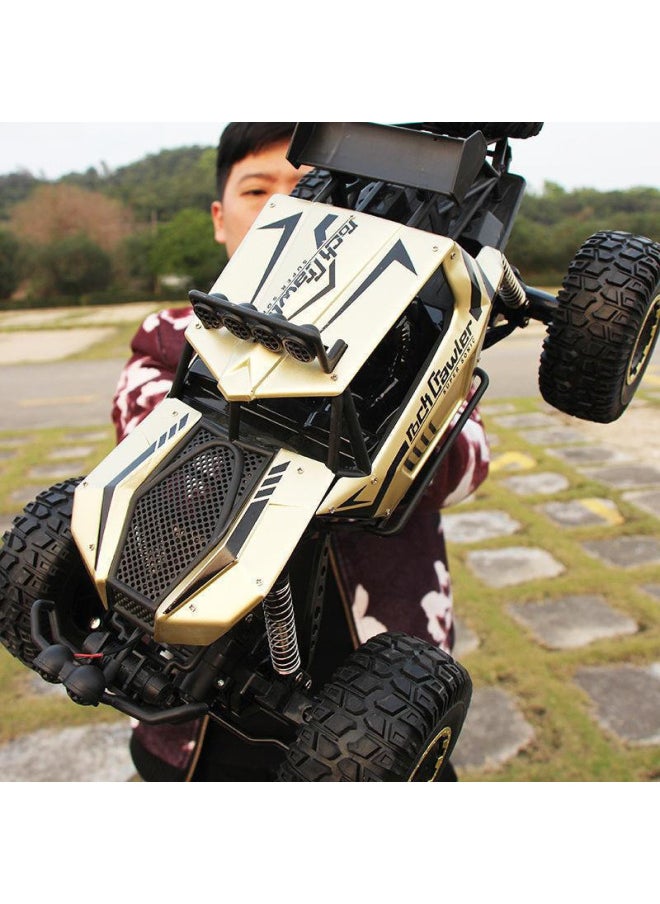 Generic Drift Remote Control Car Large Off-road Vehicle Four Two-wheel Drive Climbing Big Bike High Speed Racing Boy Rechargeable Toy Car-Color:Arrival Extra Large 38cm Climbing Car Black 35km/h-Scale:With Two Sets Of Rechargeable Batteries + Screwdriver + Charging Cable  - Image 5