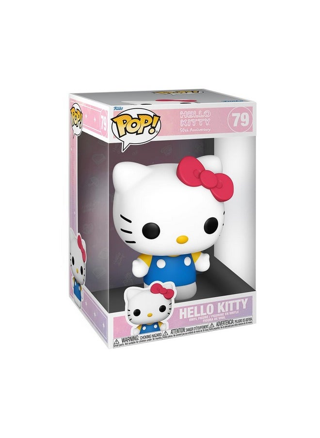 Funko Funko POP! Jumbo: Hello Kitty 50th - Hello Kitty - Collectable Vinyl Figure - Gift Idea - Official Merchandise - for Kids & Adults - Anime Fans - Model Figure for Collectors and Display  - Image 1