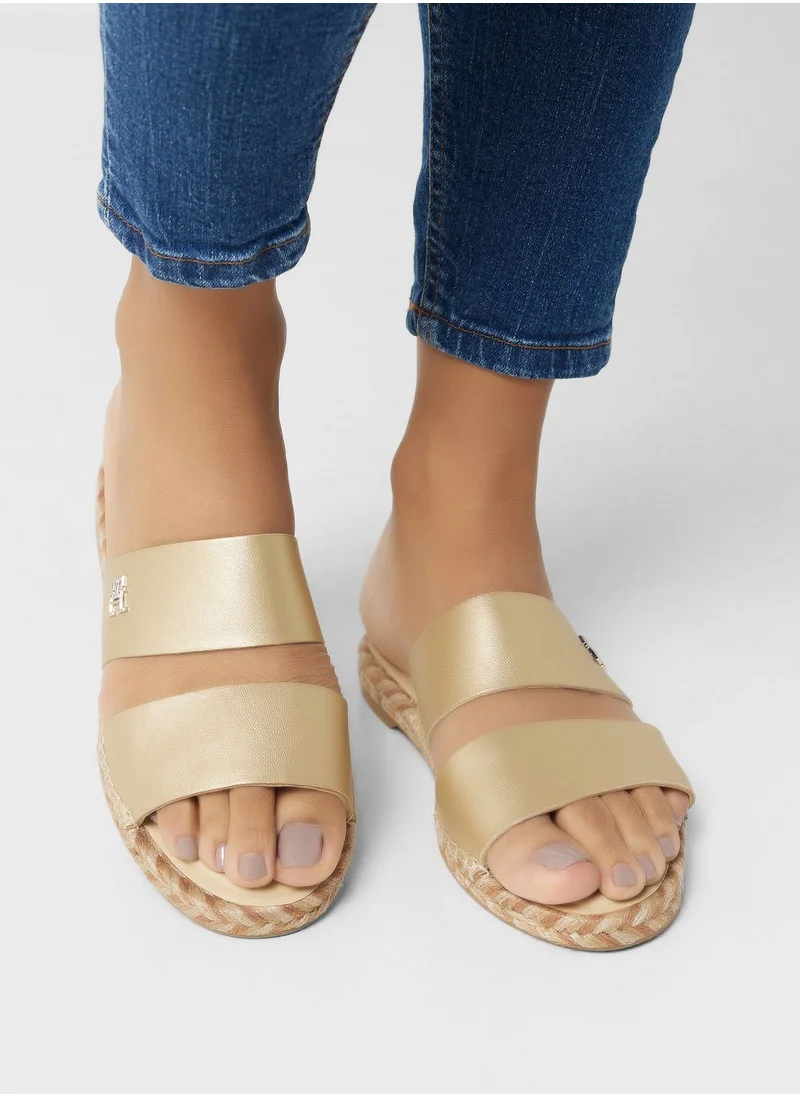 TOMMY HILFIGER Double Strap Flat Sandals