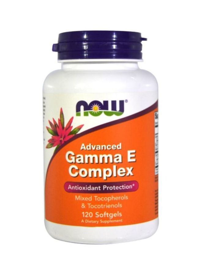 Now Foods Advanced Gamma E Complex Dietary Supplement - 120 Softgels - Image 1
