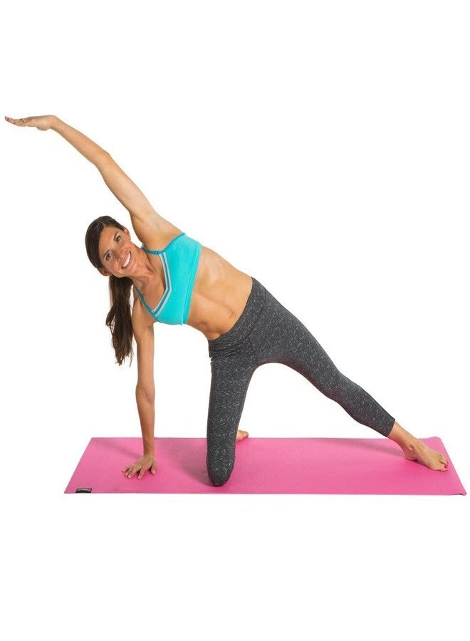 آيريس بساط يوغا قابل للطي من مادة PVC من IRIS Fitness Best Travel، بسماكة 4 مم، مقاس 173 سم × 61 سم (وردي) - Image 5