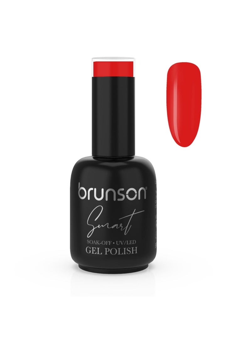 brunson Gel Nail Polish 15ml Smart Gel Nails Glossy Shine Finish Long Lasting Soak off UV LED Gel Polish for Nail Art French Manicure Pedicure Salon Quality Chip Resistant Gel Nail Extensions UV Gel BSN703 