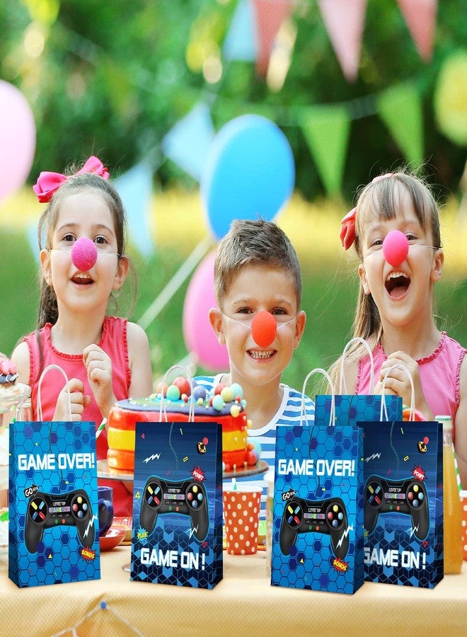 Clabby 16 Pieces Gamer Bags, Video Game Party Favor Goodie Candy Treat Gift Bags with Handle for Kids Boys Gaming Birthday Party Supplies Decorations - Image 5