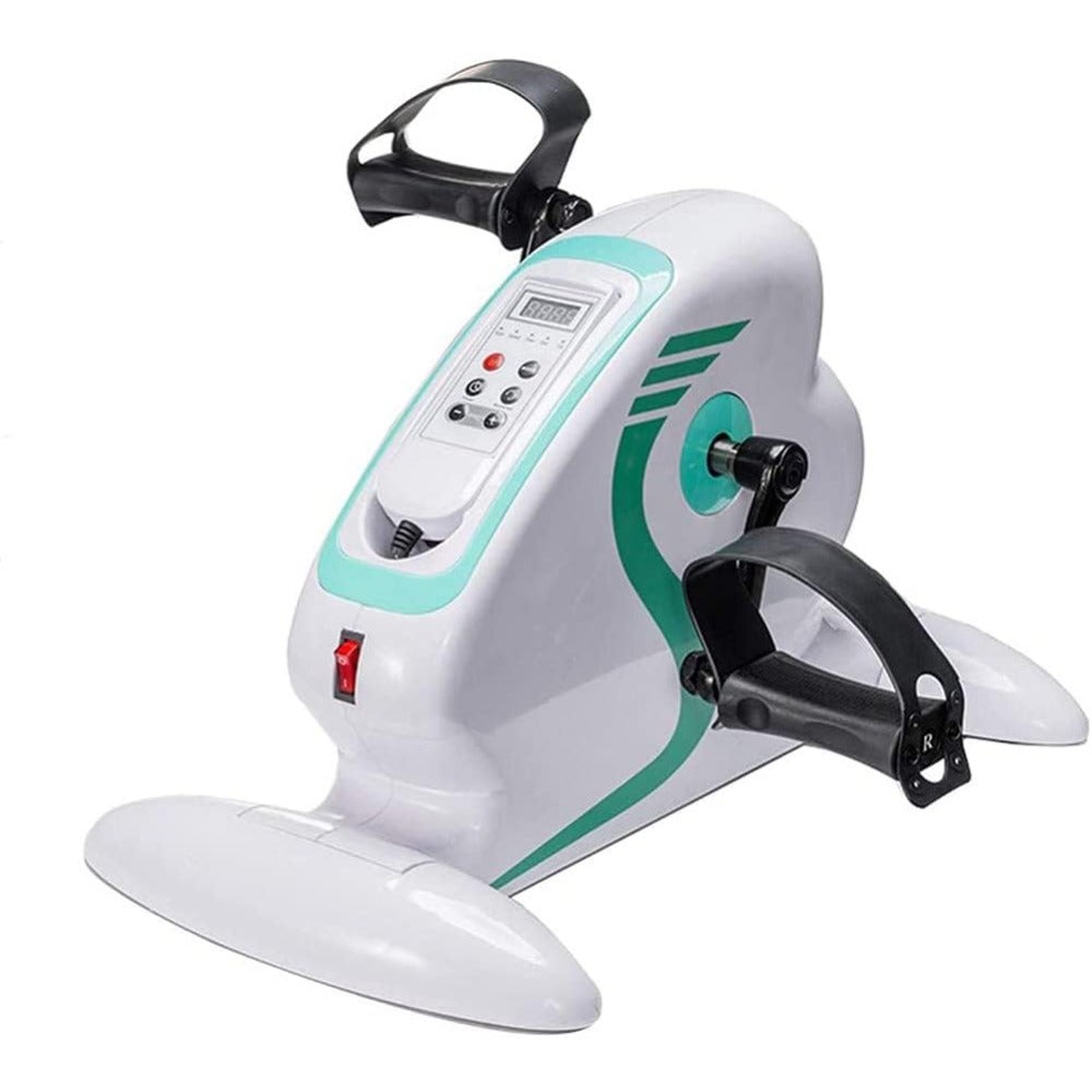 Electric Pedal Exerciser, Adjustable Portable Electric Mini Exercise Bike, Electronic Physical Therapy and Rehab Bike, for Arm and Leg Rehab Work-Out, with Remote Control Electric Pedal Exerciser