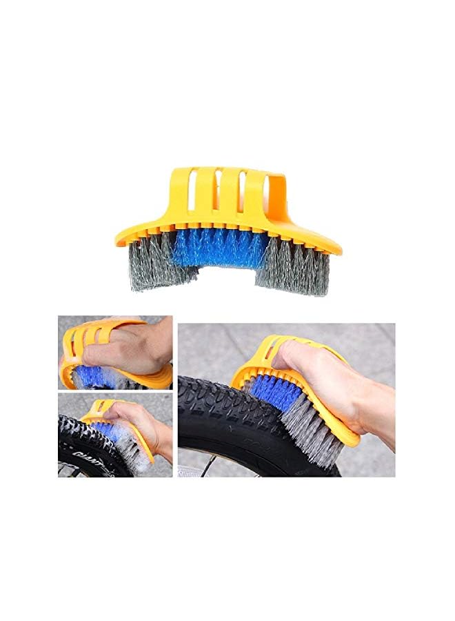 IAF Pieces Precision Bicycle Cleaning Brush Tool Including Bike Chain Scrubber, suitable for Mountain, Road, City, Hybrid,BMX Bike and Folding Bike - Image 3
