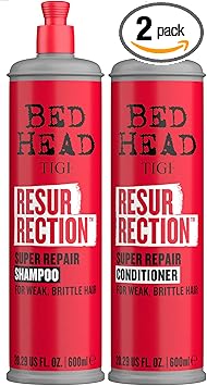 Tigi Bed Head Bed Head by TIGI Resurrection Repair Shampoo and Conditioner Set Ideal for Dry Damaged Hair 2x600ml - Image 1