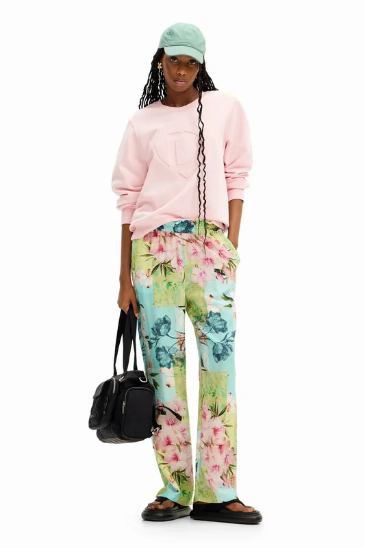DESIGUAL Floral Print Mini Dress