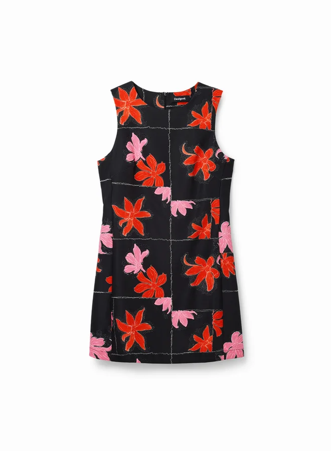 DESIGUAL Floral Print Mini Dress