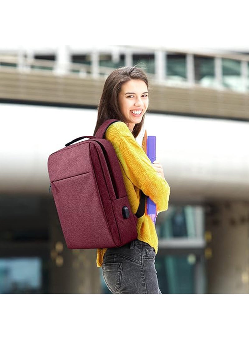 VIPTOUR Travel Laptop Backpack 16 Inch Casual Stylish for Unisex with USB Charging Port Travel Hiking College School Bookbag Casual Daypack - Image 5