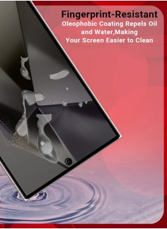 Glass Screen Protector for Samsung Galaxy S24 Ultra 5G 6.8-Inch, Anti-Spy Flexible TPU Film, Fingerprint Unlock Compatible Eays Install with instalment kit high quality and high End packaging for Samsung S24 Ultra  - Image 5